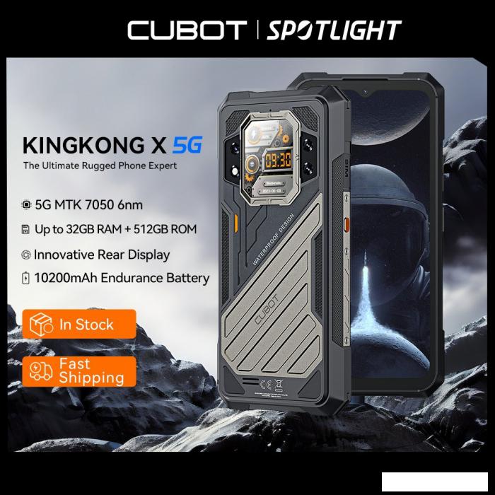 Смартфон Cubot KingKong X 12GB/256GB (черный)- фото2