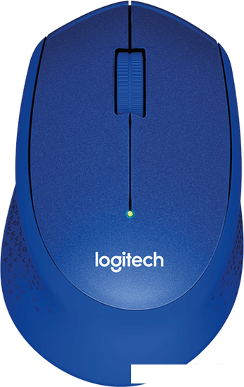 Мышь Logitech M330 Silent Plus (синий) [910-004910]- фото