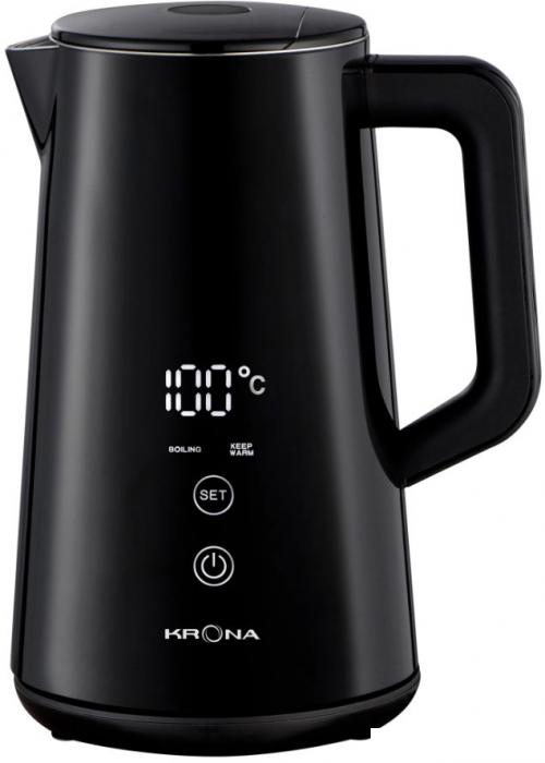 Электрический чайник Krona Digitaler КА-00007485 (черный)- фото