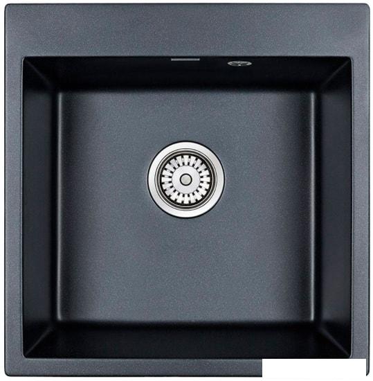 Кухонная мойка Paulmark Praktisch PM105152-BLM- фото