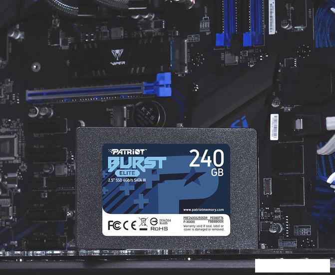 SSD Patriot Burst Elite 240GB PBE240GS25SSDR- фото4