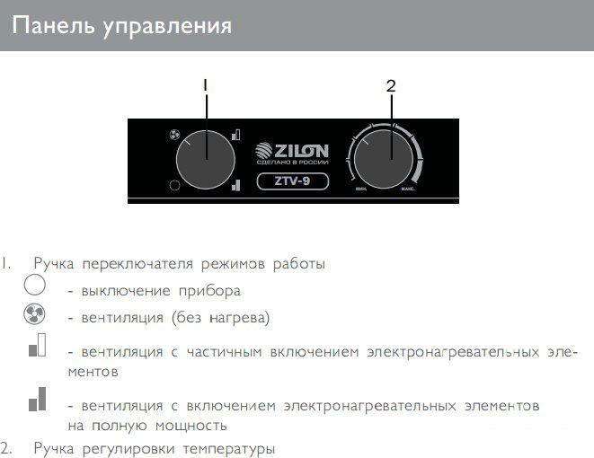 Тепловая пушка ZILON ZTV-30- фото3