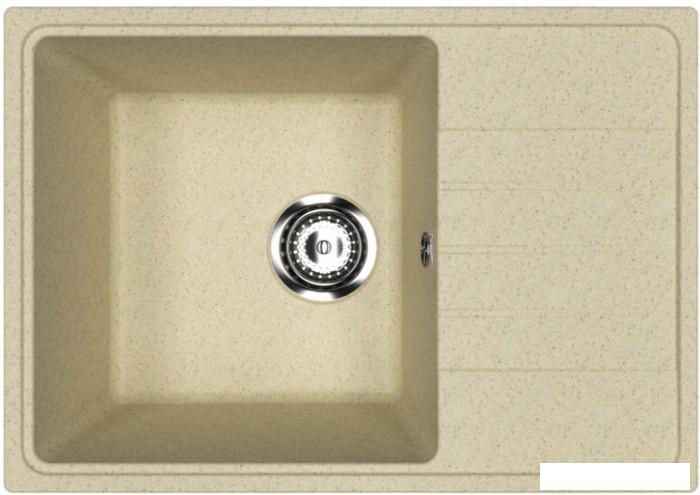 Кухонная мойка Practik PR-M 600-002 (слоновая кость)- фото