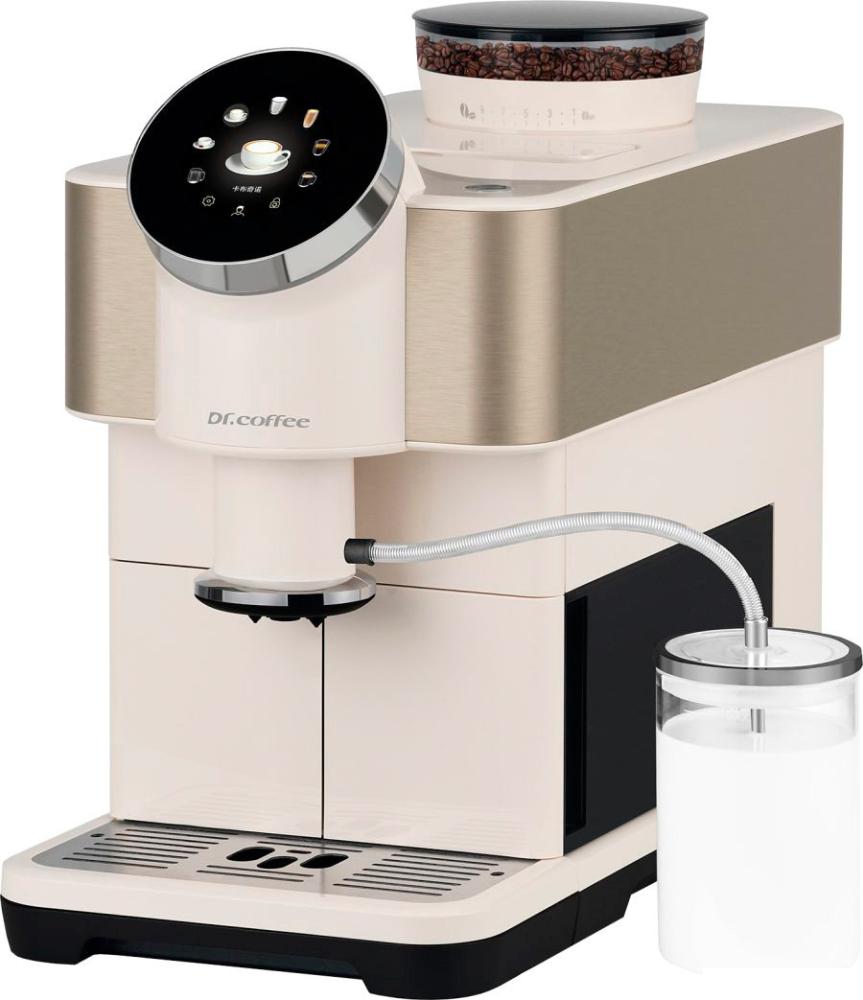 Кофемашина Dr.Coffee H2 (белый/золотистый)- фото