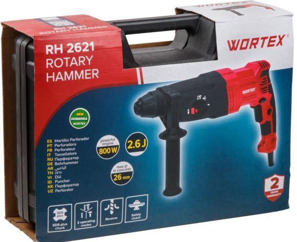 Перфоратор Wortex RH 2621 1333519 (кейс)- фото2