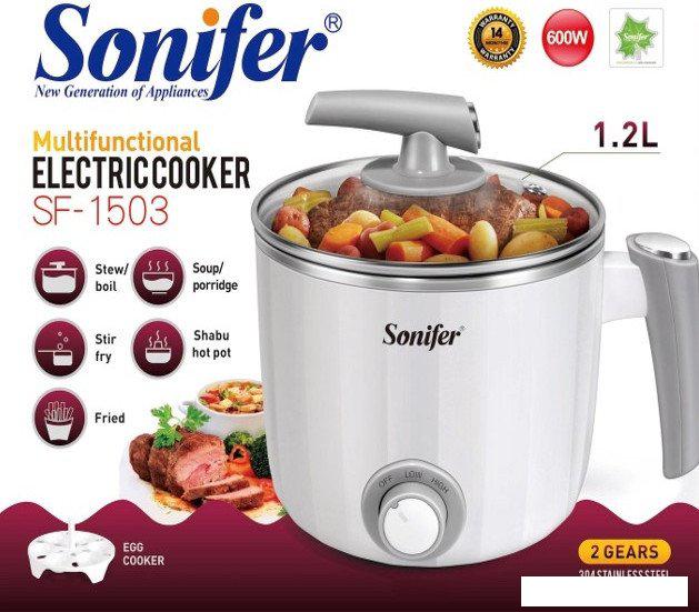 Электрокастрюля Sonifer SF-1503 (белый)- фото2