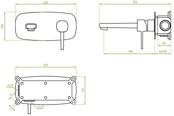 Смеситель Laveo Pola BAP 722P- фото2