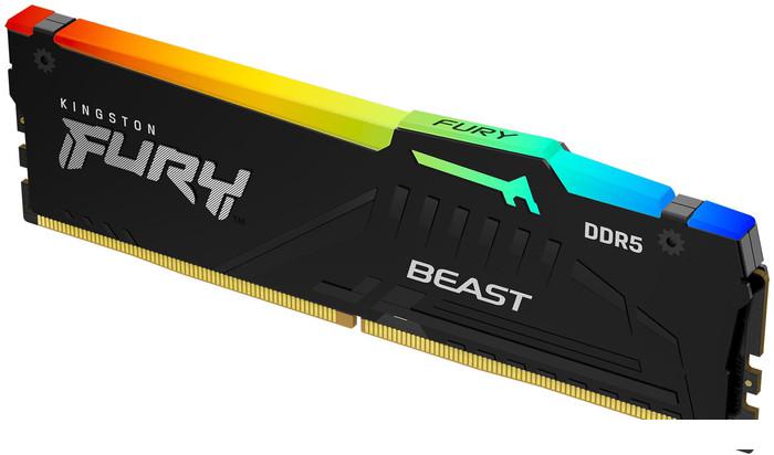 Оперативная память Kingston FURY Beast RGB 8ГБ DDR5 6000МГц KF560C36BBEA-8- фото2