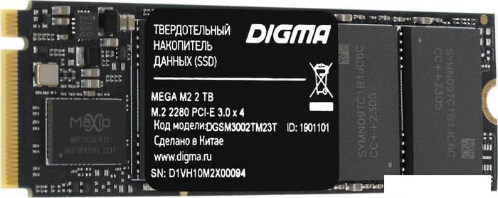 SSD Digma Mega M2 2TB DGSM3002TM23T- фото3
