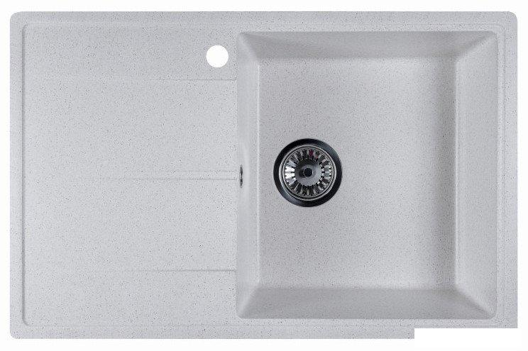 Кухонная мойка Marblan Magnum R (бежевый, с сифоном)