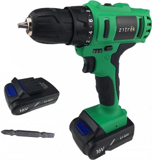 Дрель-шуруповерт Zitrek Greenpower 16-Li 063-4075 (с 2-мя АКБ, кейс)- фото2
