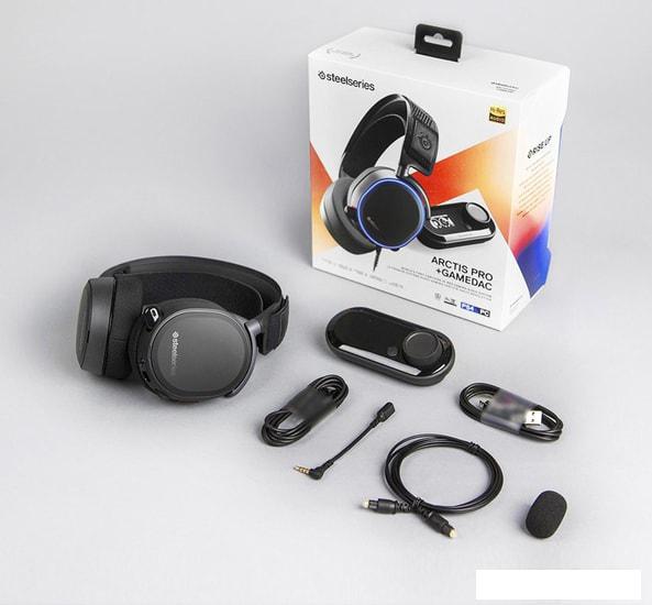 Наушники с микрофоном SteelSeries Arctis Pro + GameDAC- фото4