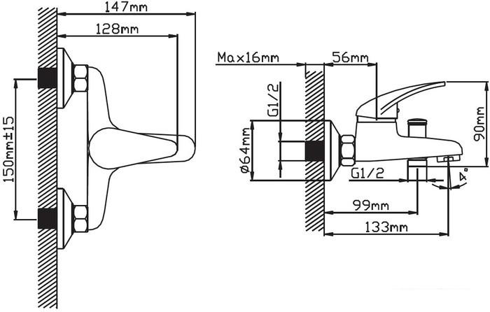 Смеситель Cronwil CD038-30- фото2