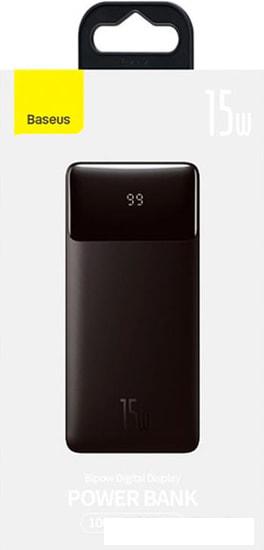 Внешний аккумулятор Baseus Bipow Digital Display PPDML-I02 10000mAh (белый)- фото4