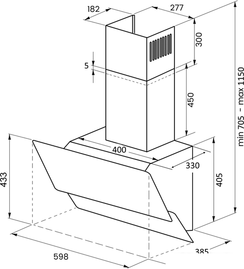 Кухонная вытяжка KUPPERSBERG F 600 C- фото4