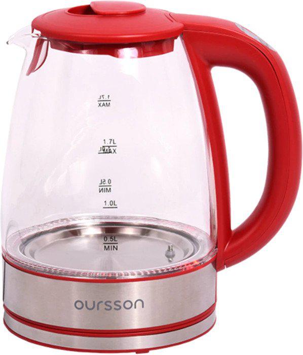 Электрический чайник Oursson KE1744GD/RD- фото