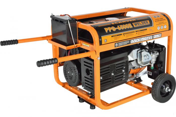 Бензиновый генератор Carver PPG-6500E Welder- фото3