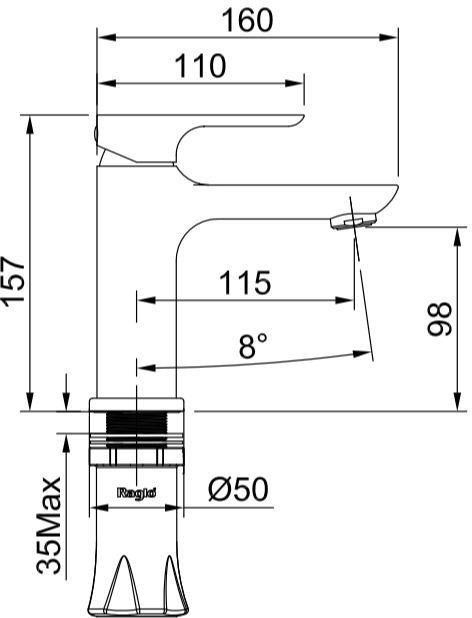 Смеситель Raglo R03.10.09- фото2