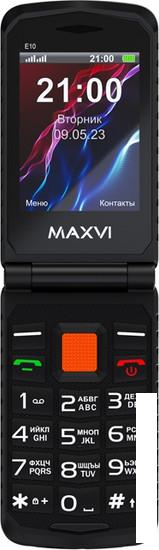Кнопочный телефон Maxvi E10 (оранжевый)- фото2