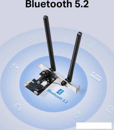 Wi-Fi/Bluetooth адаптер Mercusys MA86XE- фото4