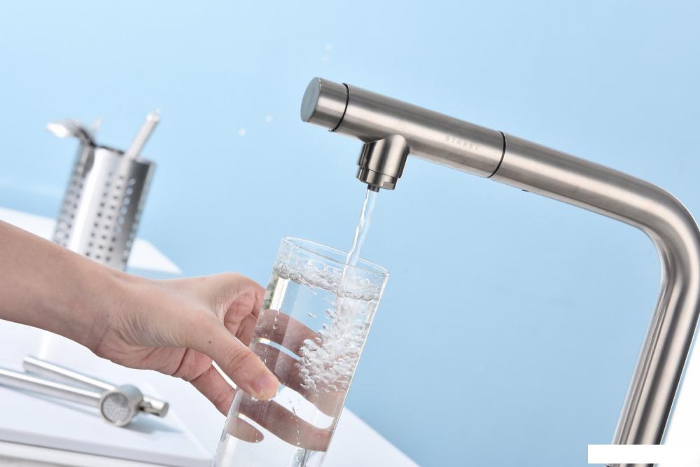 Смеситель Paulmark Viper Vi213105-NI (никель)- фото2