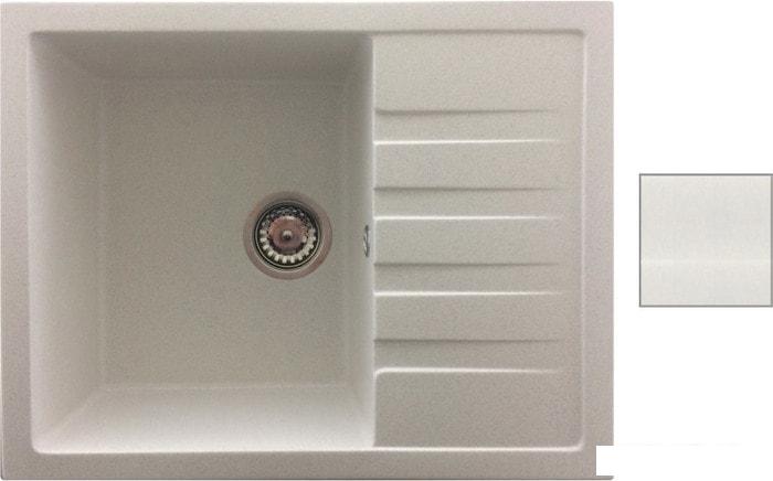 Кухонная мойка БелЭворс Vega (белый)- фото