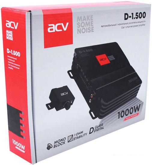 Автомобильный усилитель ACV D-1.500- фото4