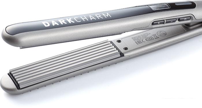 Щипцы-гофре Dewal Beauty Dark Charm HI2070W (серый)- фото3