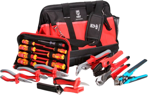 Электромонтажный набор КВТ НИЭ-01 63033 (17 предметов)