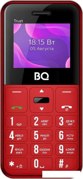 Кнопочный телефон BQ BQ-1866 Trust (красный)- фото2