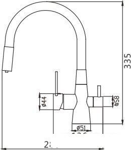 Смеситель Shevanik S668- фото2