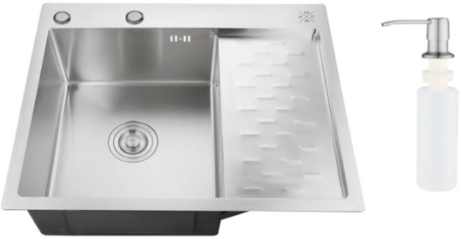 Кухонная мойка РМС MRK-6350L (с дозатором)- фото