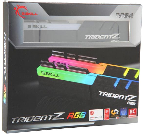 Оперативная память G.Skill Trident Z RGB 2x32GB DDR4 PC4-28800 F4-3600C18D-64GTZR- фото2