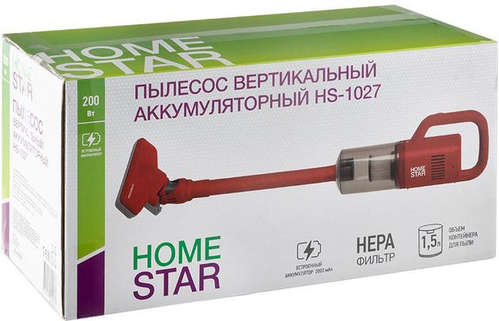 Пылесос HomeStar HS-1027 (красный)- фото4