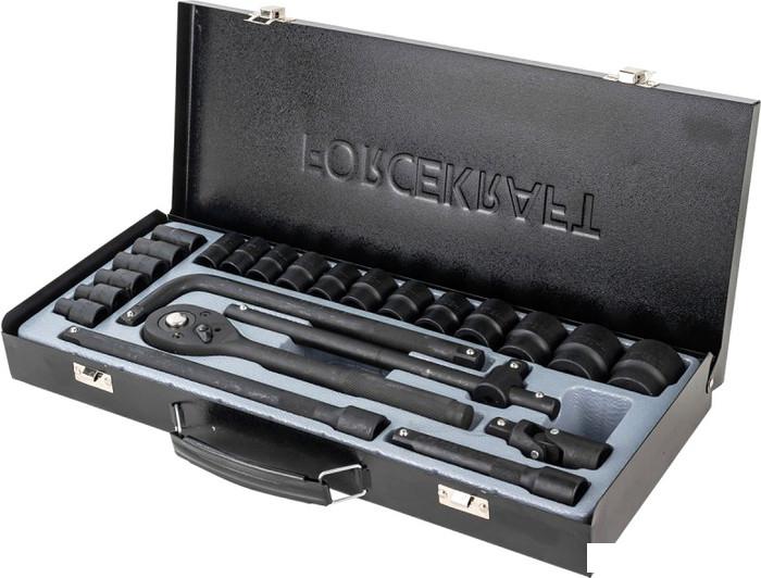 Набор трещотка с головками ForceKraft FK-4245B-5MPB (24 предмета)- фото