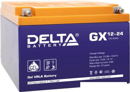Аккумулятор для ИБП Delta GX 12-24 (12В/24 А·ч)