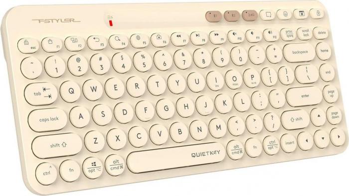 Клавиатура A4Tech Fstyler FBK36C AS (бежевый)- фото2