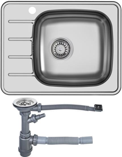 Кухонная мойка Ukinox Гранд GRM600.480-GT6K 1R (с сифоном S701)- фото