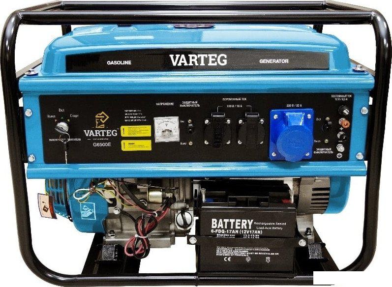 Бензиновый генератор Varteg G6500 E- фото2
