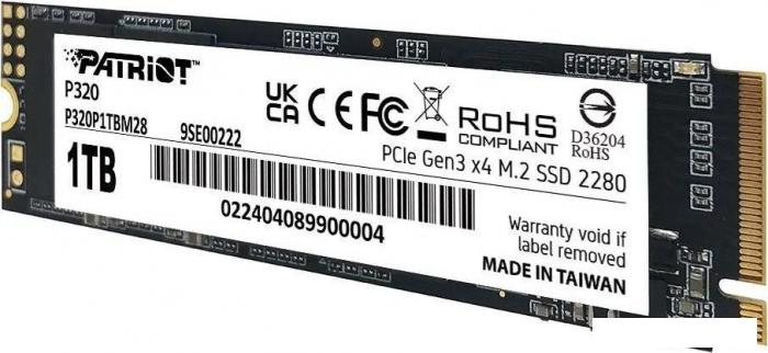 SSD Patriot P320 1TB P320P1TBM28- фото4