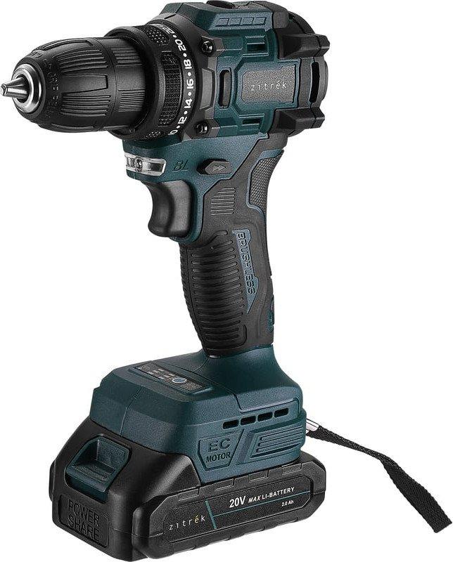 Дрель-шуруповерт Zitrek Greenpower 20 PRO 085-1314 (с 2-мя АКБ, кейс)- фото2
