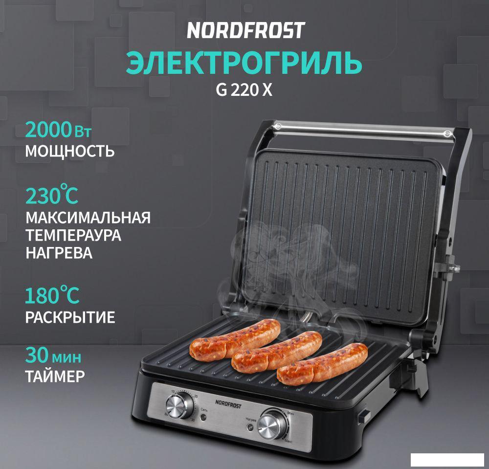 Электрогриль Nordfrost (Nord) G 220 X- фото