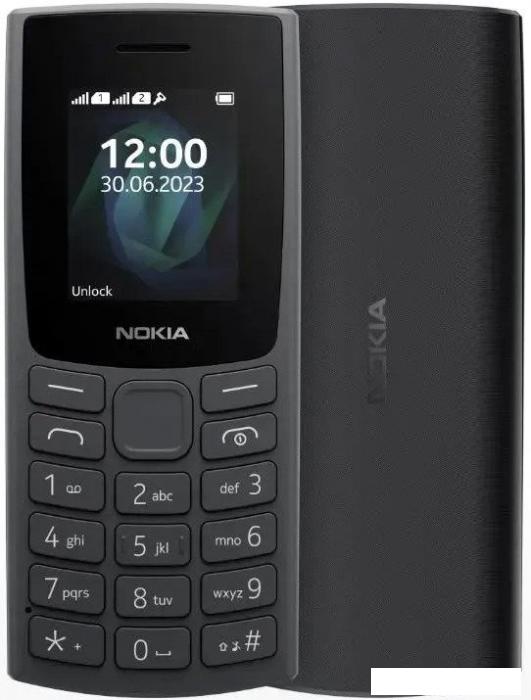 Кнопочный телефон Nokia 105 4G (2023) Dual SIM TA-1551 (черный)- фото