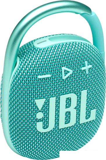 Беспроводная колонка JBL Clip 4 (бирюзовый)- фото