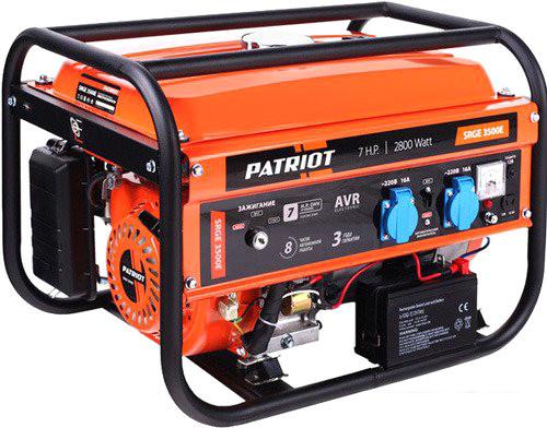 Бензиновый генератор Patriot Max Power SRGE 3500E- фото