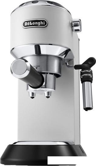 Рожковая кофеварка DeLonghi Dedica EC 685.W- фото2