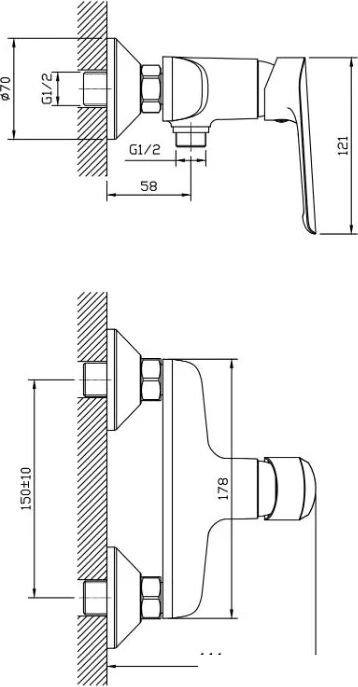 Смеситель Esko Lagos LG80B- фото2