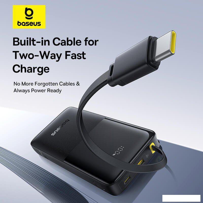 Внешний аккумулятор Baseus Bipow 2 Power Bank 10000mAh (черный)- фото2