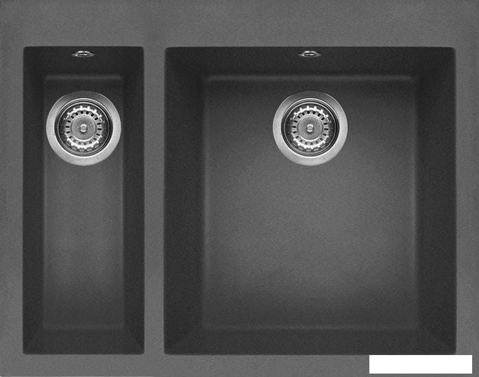 Кухонная мойка Elleci Quadra 150 Dark Grey K99