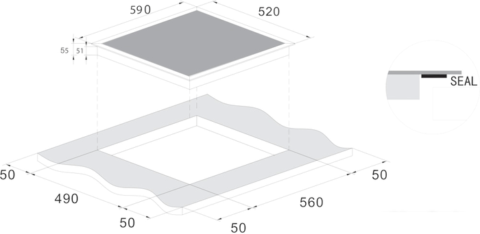 Варочная панель Candy CJ2D46TKT- фото2